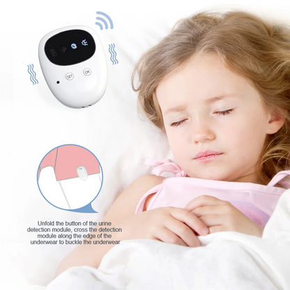 TriWake Wireless Bedwetting Alarm | 3-Mode Sound, Vibration & Combo Alert