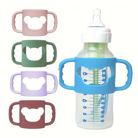 2pcs/1pc Koala Silicone Baby Bottle Handle